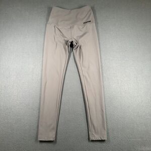 Forme Leggings Womens Small Gray Cropped Performance Stretch Athletic Yoga Pants